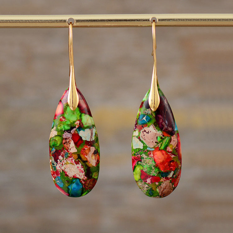 Boucles d’Oreilles "Gouttes Bohèmes"