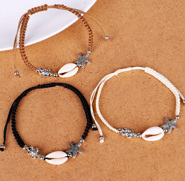 Creative starfish shell bracelet