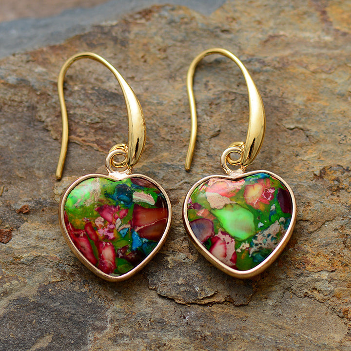 Boucles d’Oreilles "Cœur de GAIA"