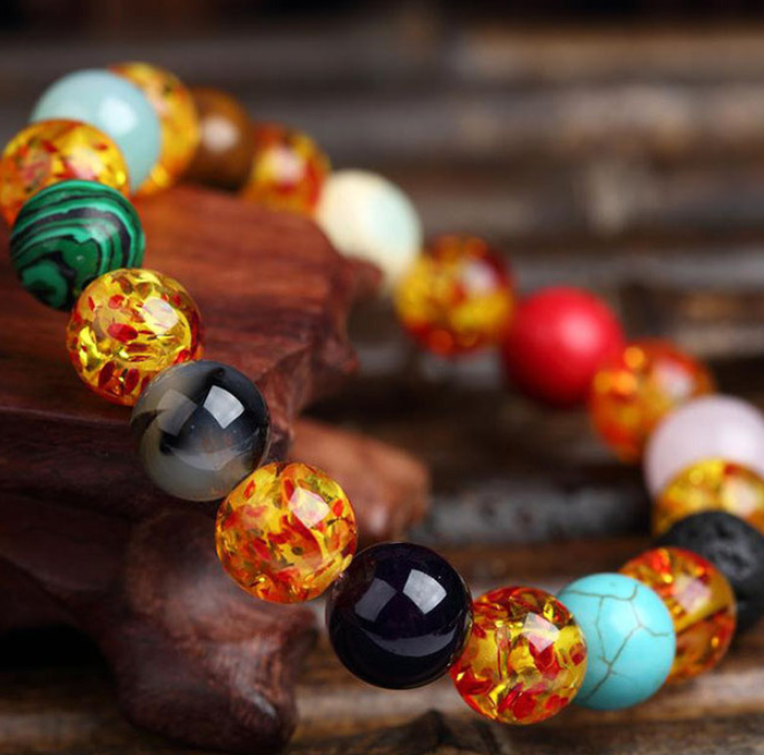 Bracelet "Passion" en pierre de Grenat et de Feu