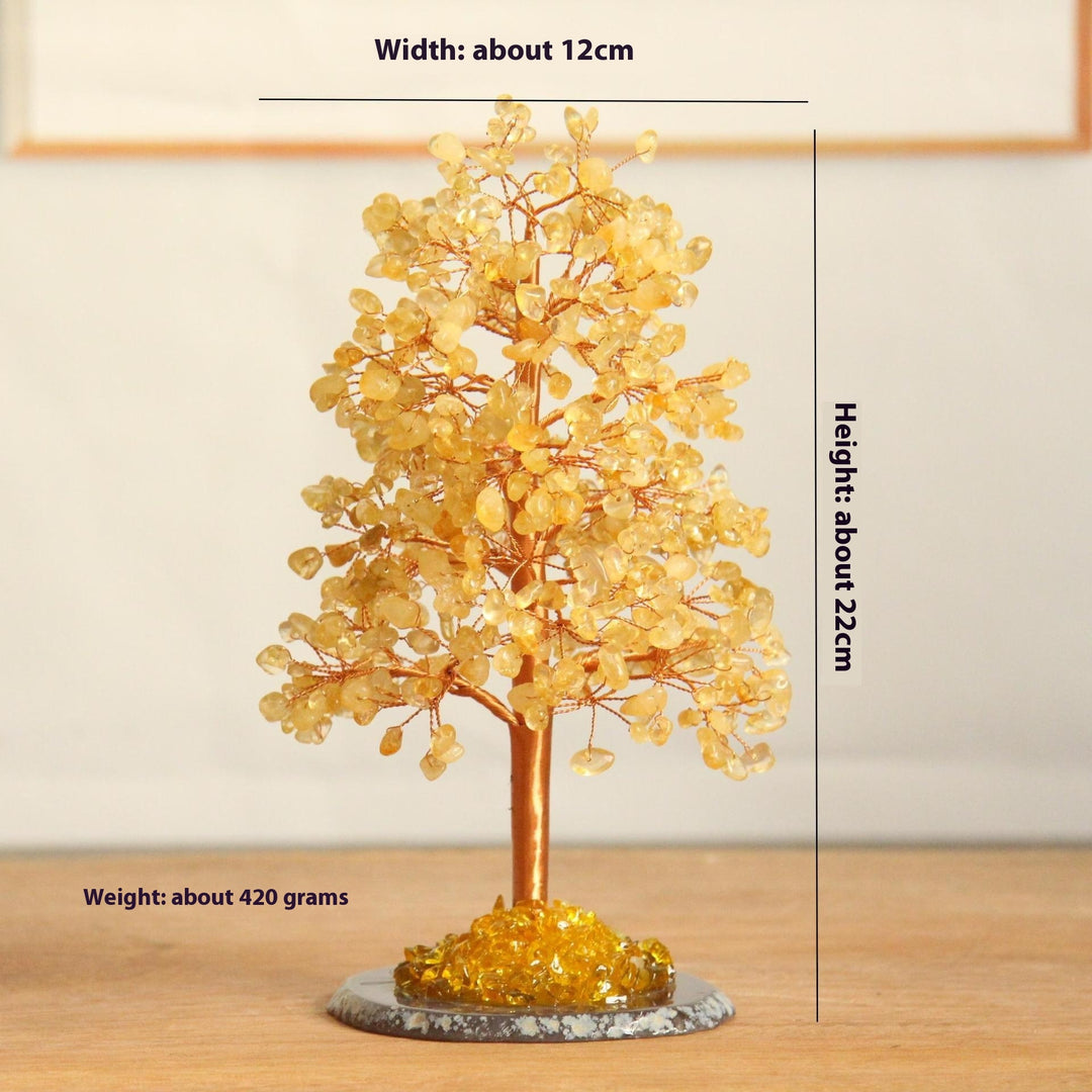 Arbre de Fortune en Cristal Nature