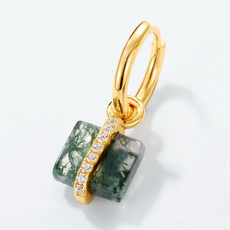 Boucles d’Oreilles "Émeraude de Forêt"