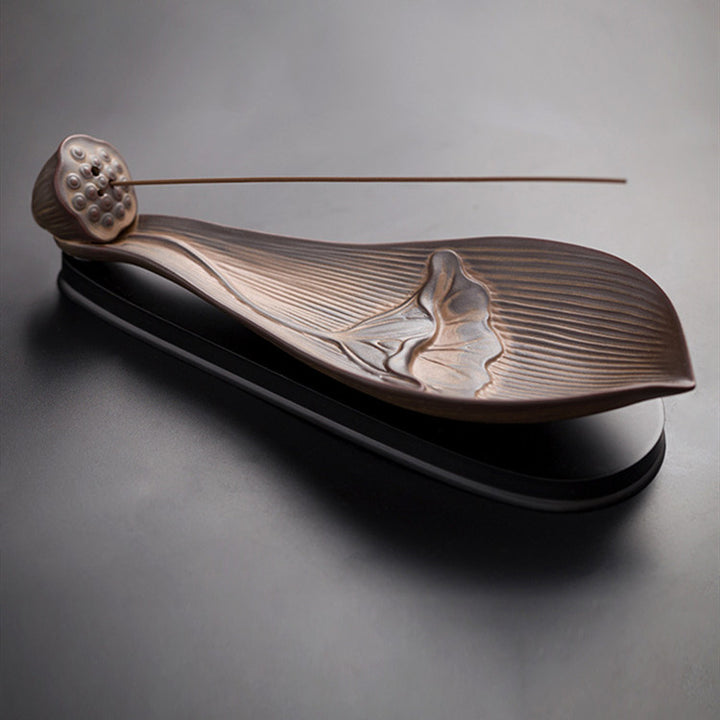 Brûleur d’Encens Lotus en Céramique