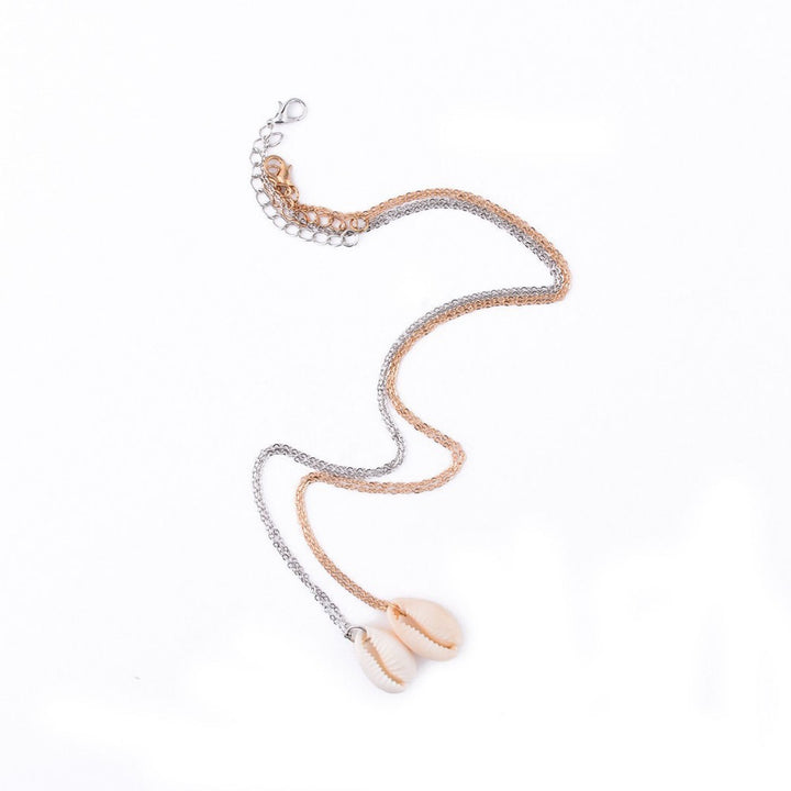 Natural shell handmade shell necklace
