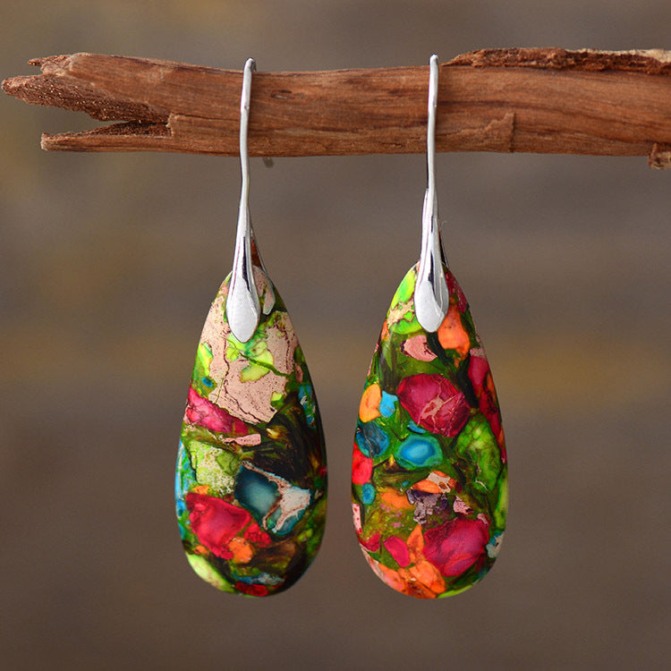Boucles d’Oreilles "Gouttes Bohèmes"