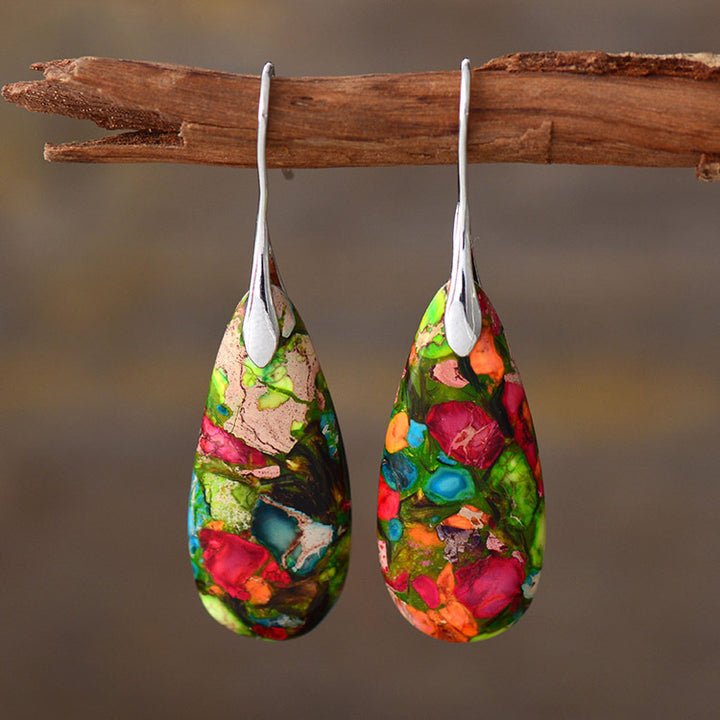 Boucles d’Oreilles "Gouttes Bohèmes"