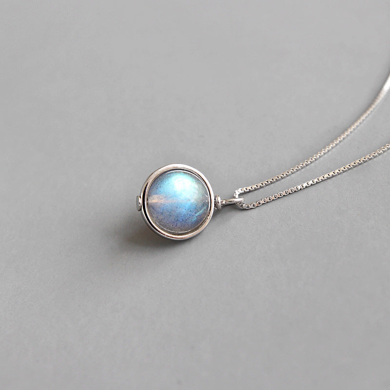 Collier "Lumière de Lune" en Pierre de Lune Naturelle