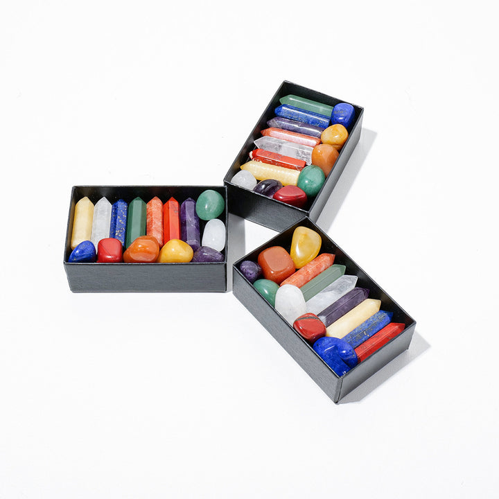 Coffret Cristaux Naturels & Pointes Énergétiques