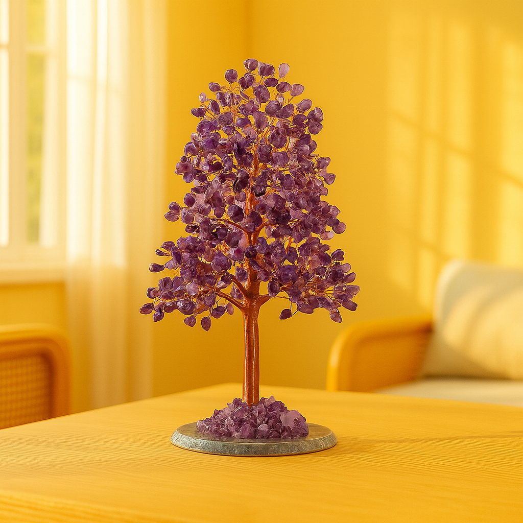 Arbre de Fortune en Cristal Nature