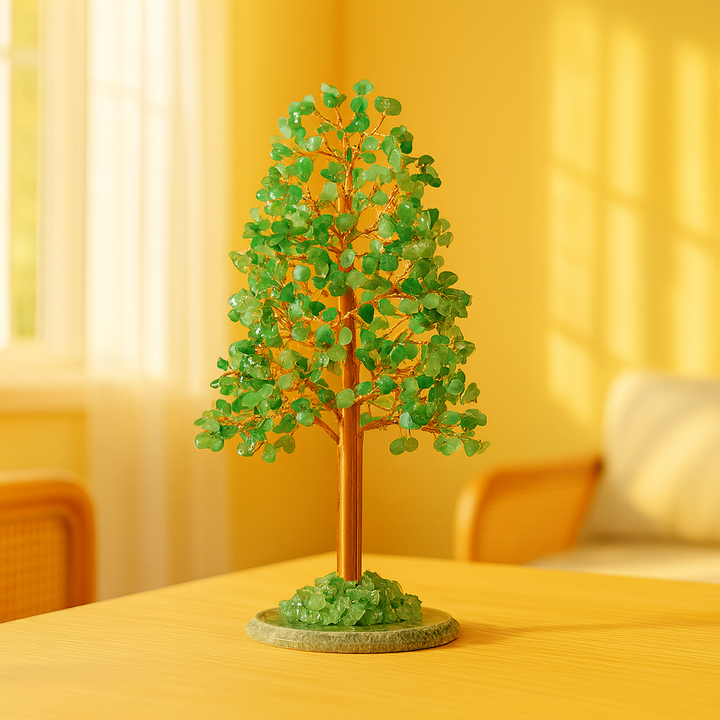 Arbre de Fortune en Cristal Nature