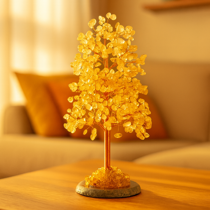 Arbre de Fortune en Cristal Nature