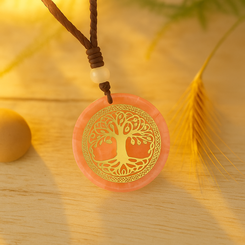 Pendentif Fleur Énergétique - Arbre de vie