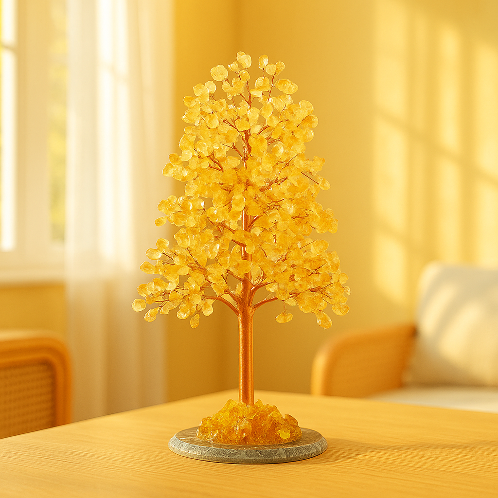 Arbre de Fortune en Cristal Nature