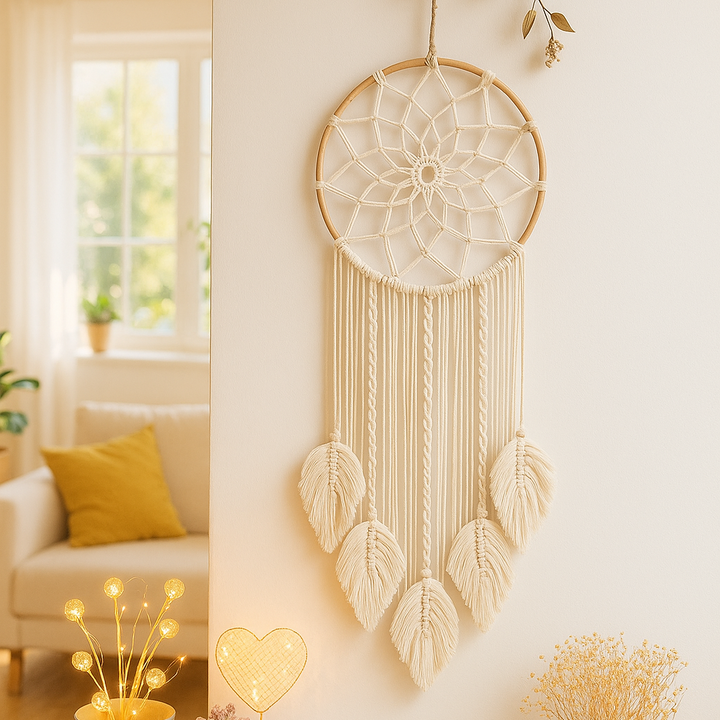 Attrape-Rêves Macramé Bohème