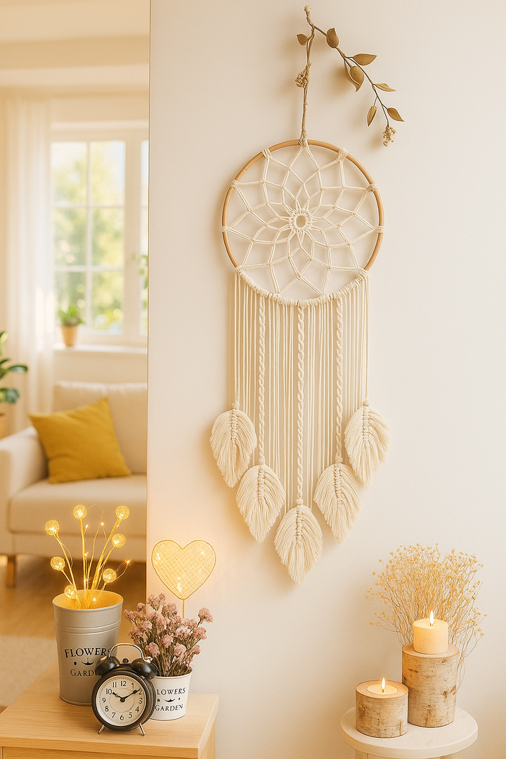 Attrape-Rêves Macramé Bohème