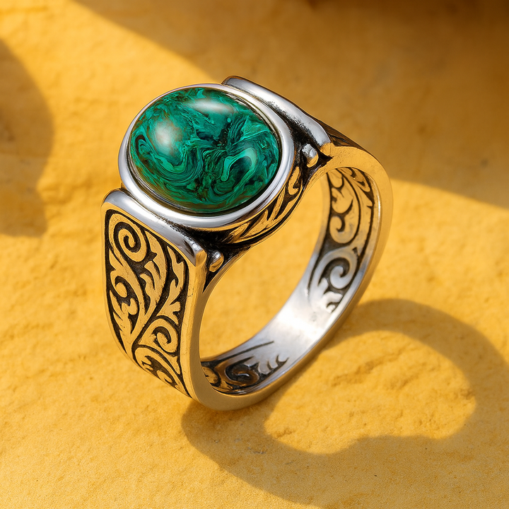 Bague Guerrier d’Émeraude
