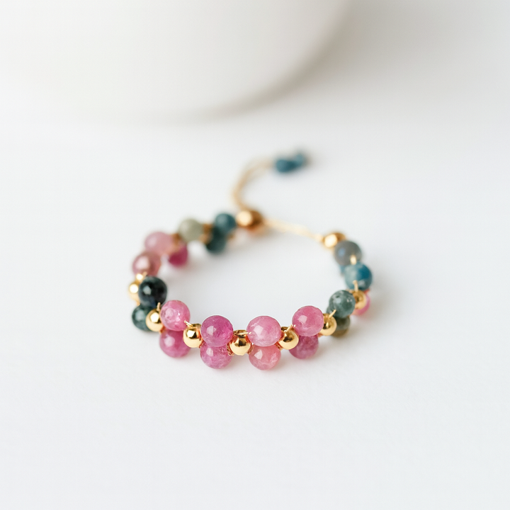 Bague Arc-en-Ciel en Tourmaline