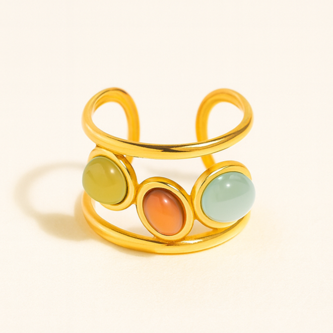 Bague "Trois Énergies"