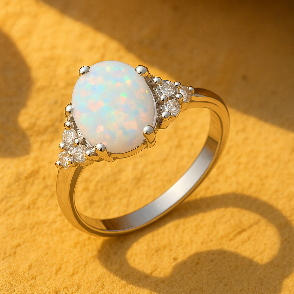 Bague Pierre de Lune Naturelle