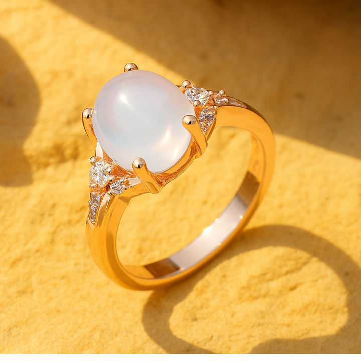 Bague Pierre de Lune Naturelle