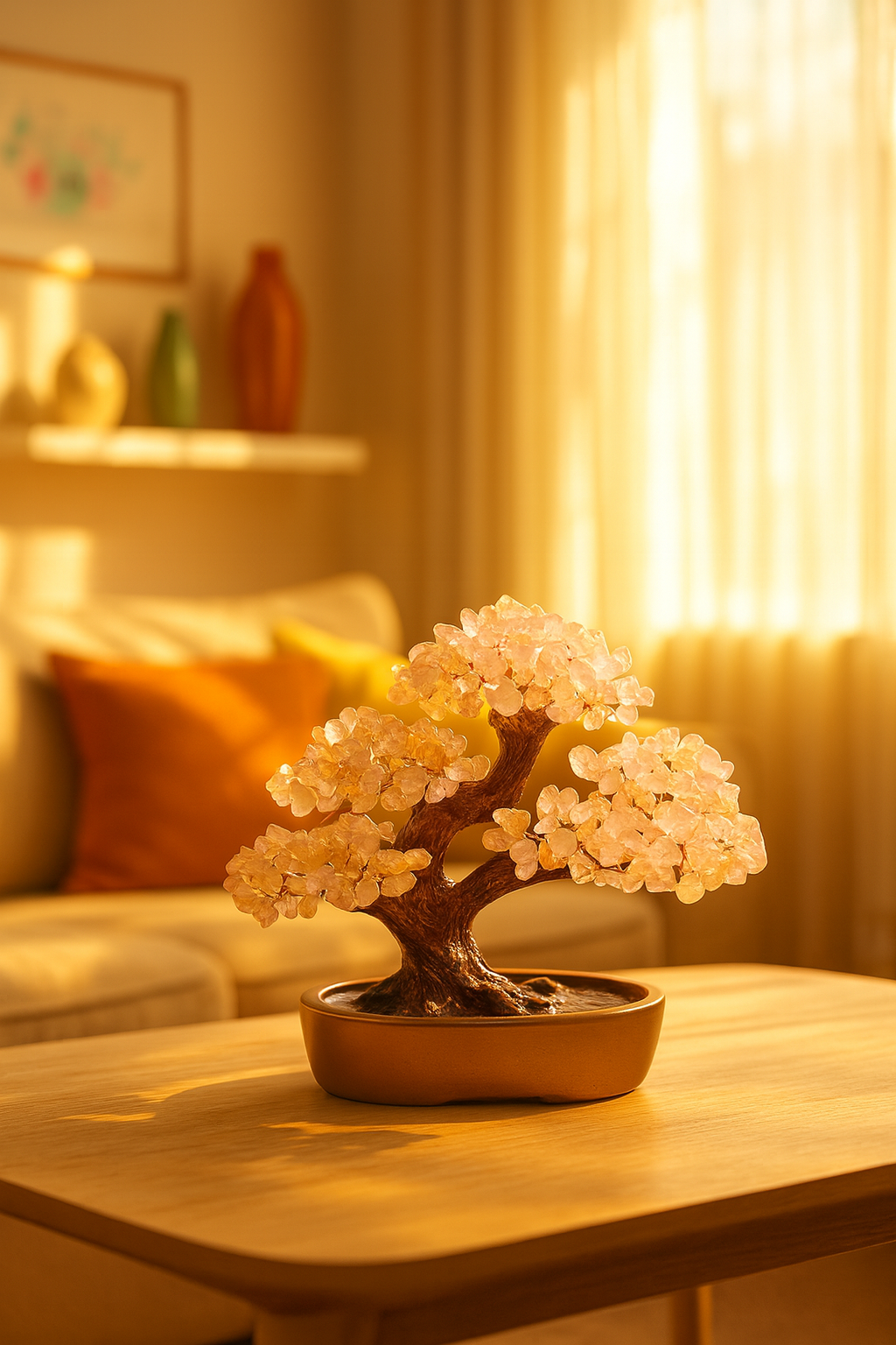 Bonsaï de Richesse – La Lumière de la Prospérité