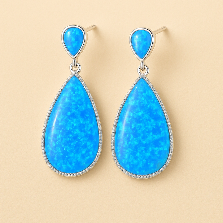 Boucles d’Oreilles "Larmes d’Océan"