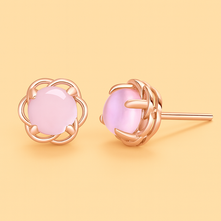 Boucles d’Oreilles "Rosée d’Aurore"