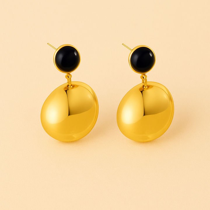 Boucles d’Oreilles "Éclipse Dorée"