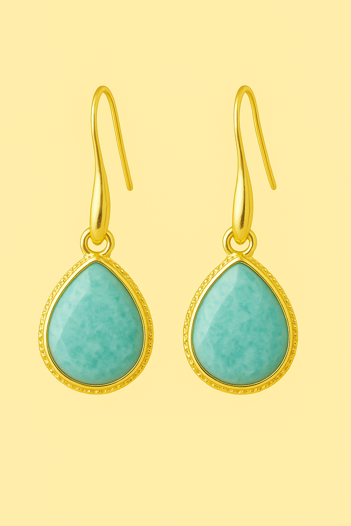 Boucles d’Oreilles Élégance Amazonite