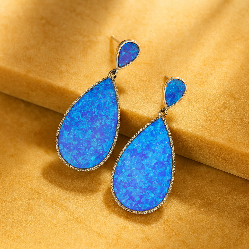 Boucles d’Oreilles "Larmes d’Océan"