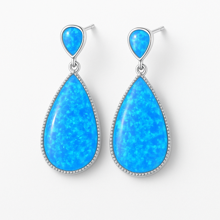 Boucles d’Oreilles "Larmes d’Océan"