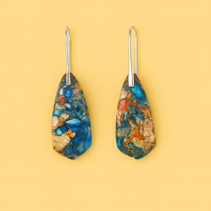 Boucles d’Oreilles "Océan Impérial"