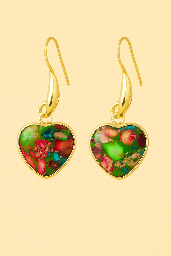 Boucles d’Oreilles "Cœur de GAIA"