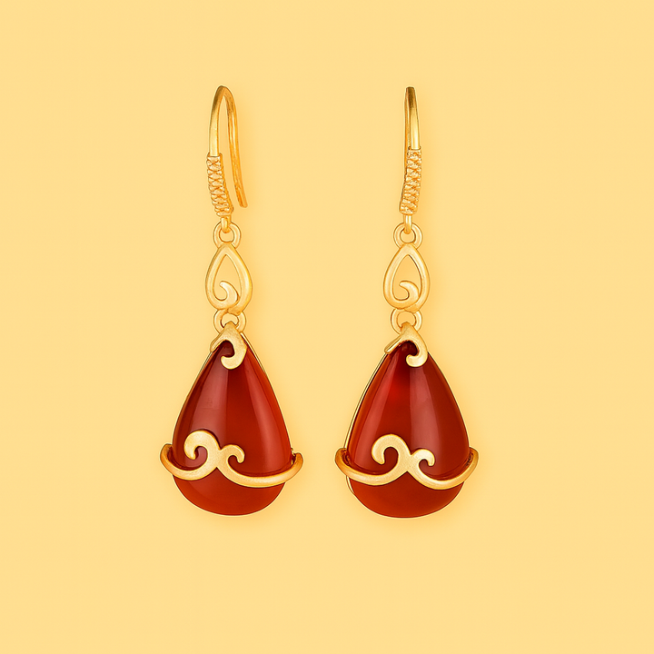 Boucles d’Oreilles "Flamme Céleste"