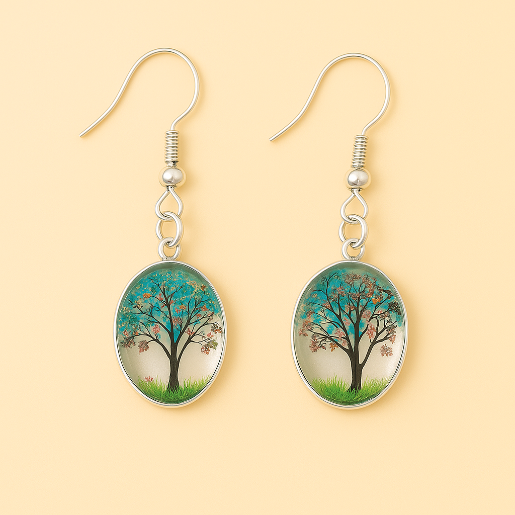 Boucles d’Oreilles "Étoile Florale"