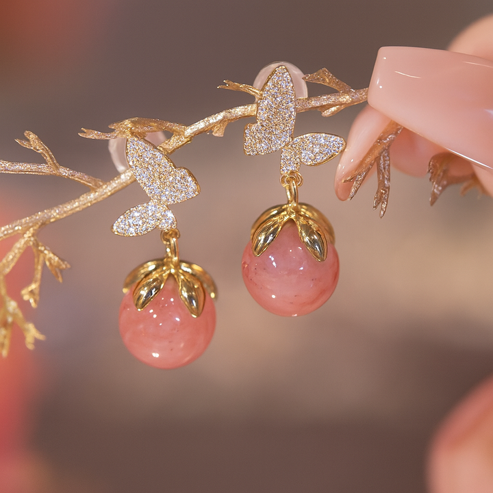 Boucles d’Oreilles "Papillon d’Aurore"