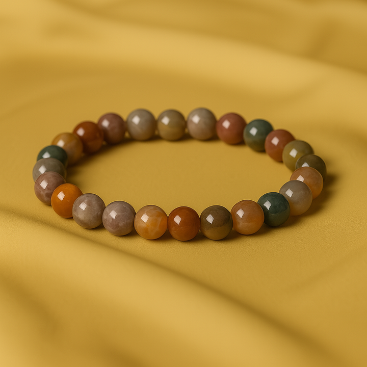 Bracelet "Gratitude" en Agate Indienne