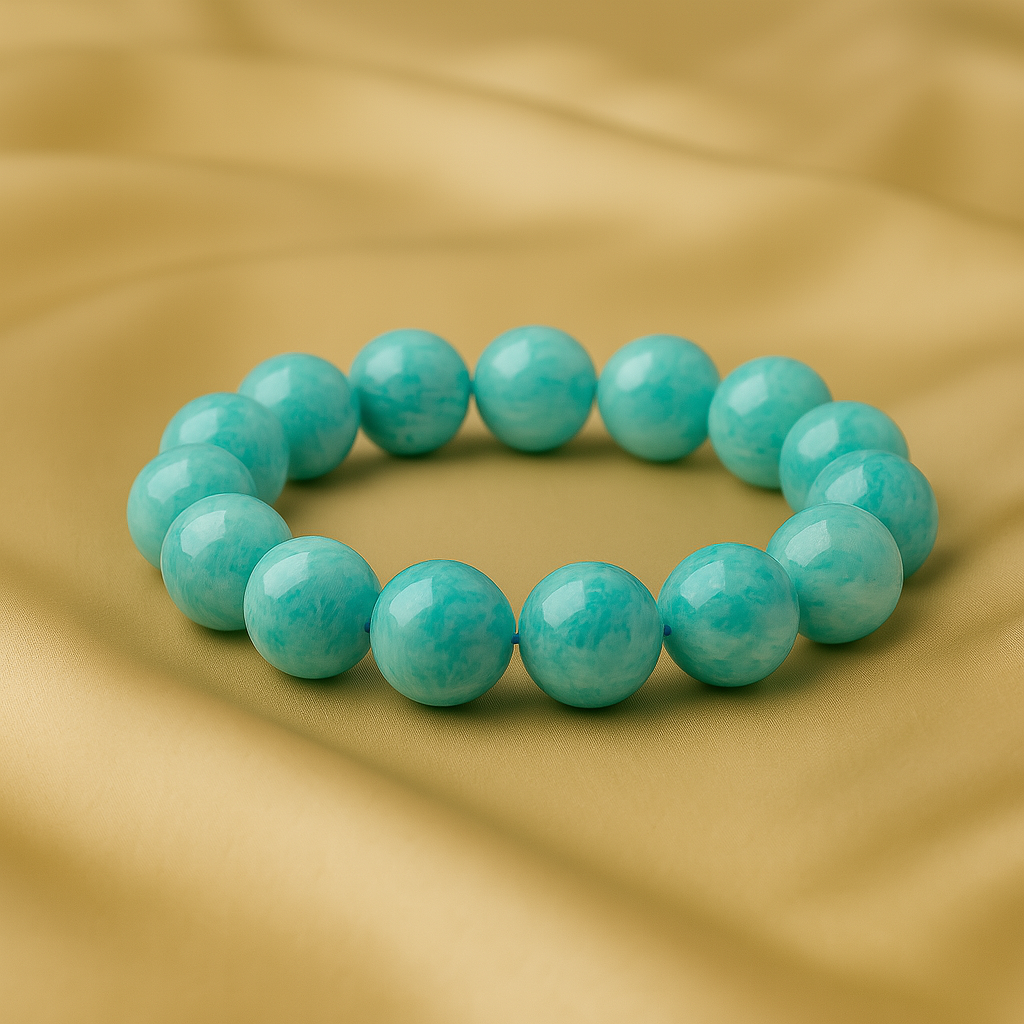 Bracelet "Calme et Apaisement" en Amazonite