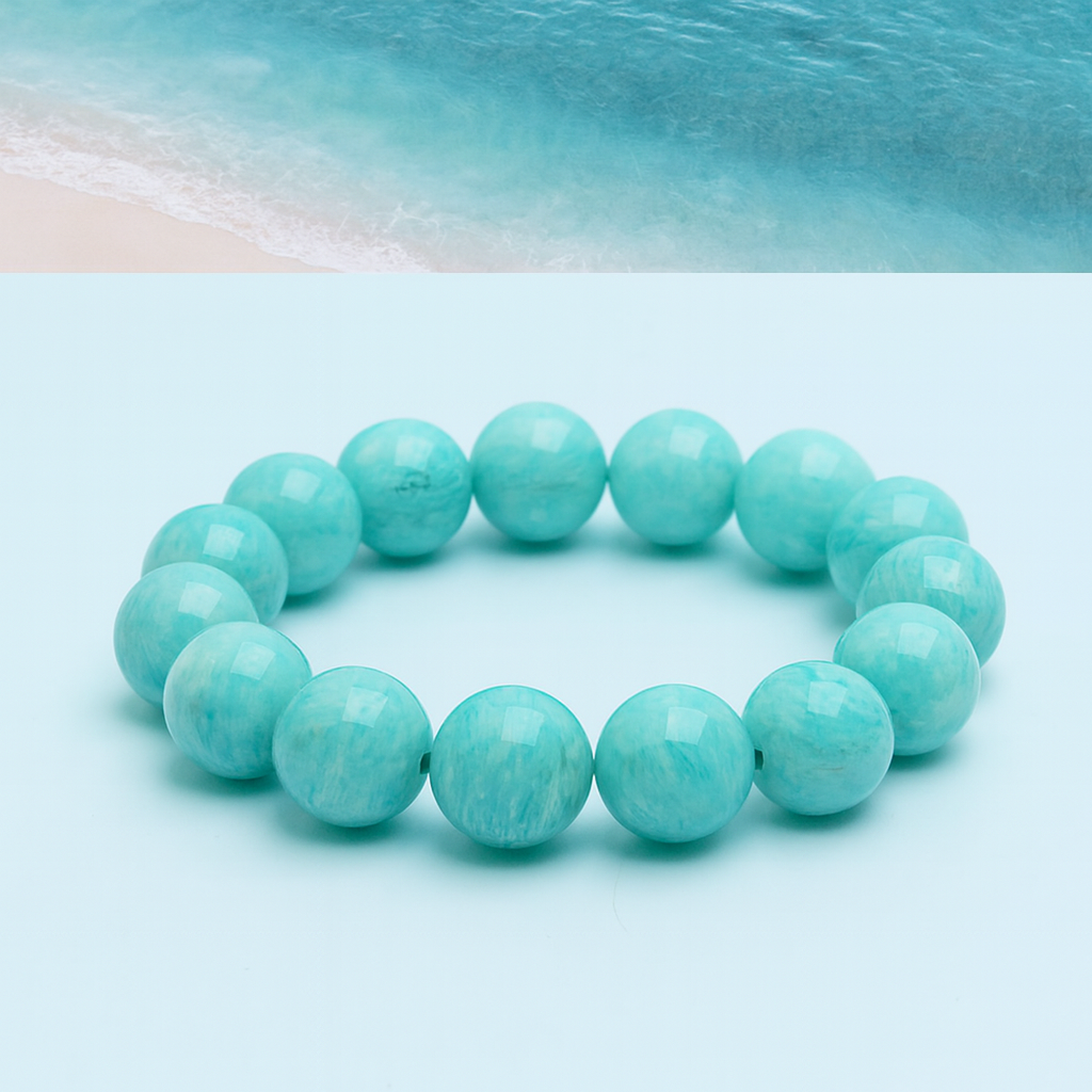 Bracelet "Calme et Apaisement" en Amazonite