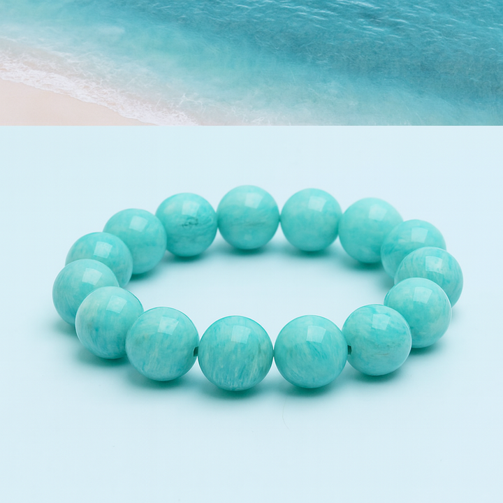 Bracelet "Calme et Apaisement" en Amazonite