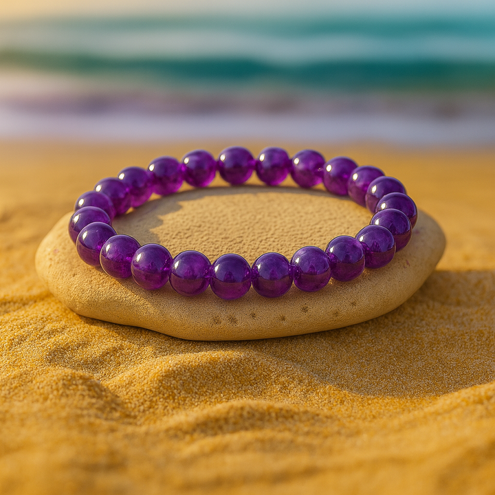 Bracelet "Spiritualité" en Améthyste