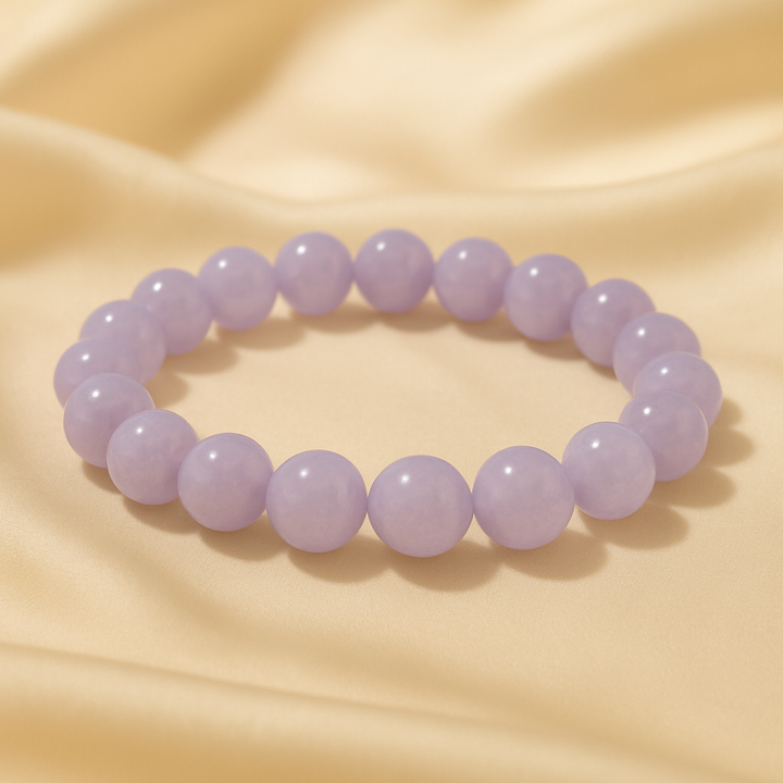 Bracelet "Vie Paisible" en Améthyste et Aigue-marine