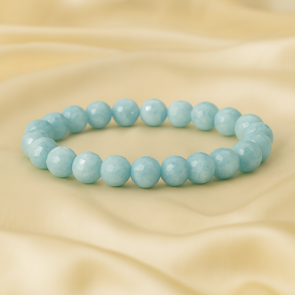 Bracelet "Anti-Stress" en Aquamarine