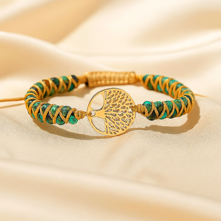 Bracelet Arbre de Vie en Pierre Espoir