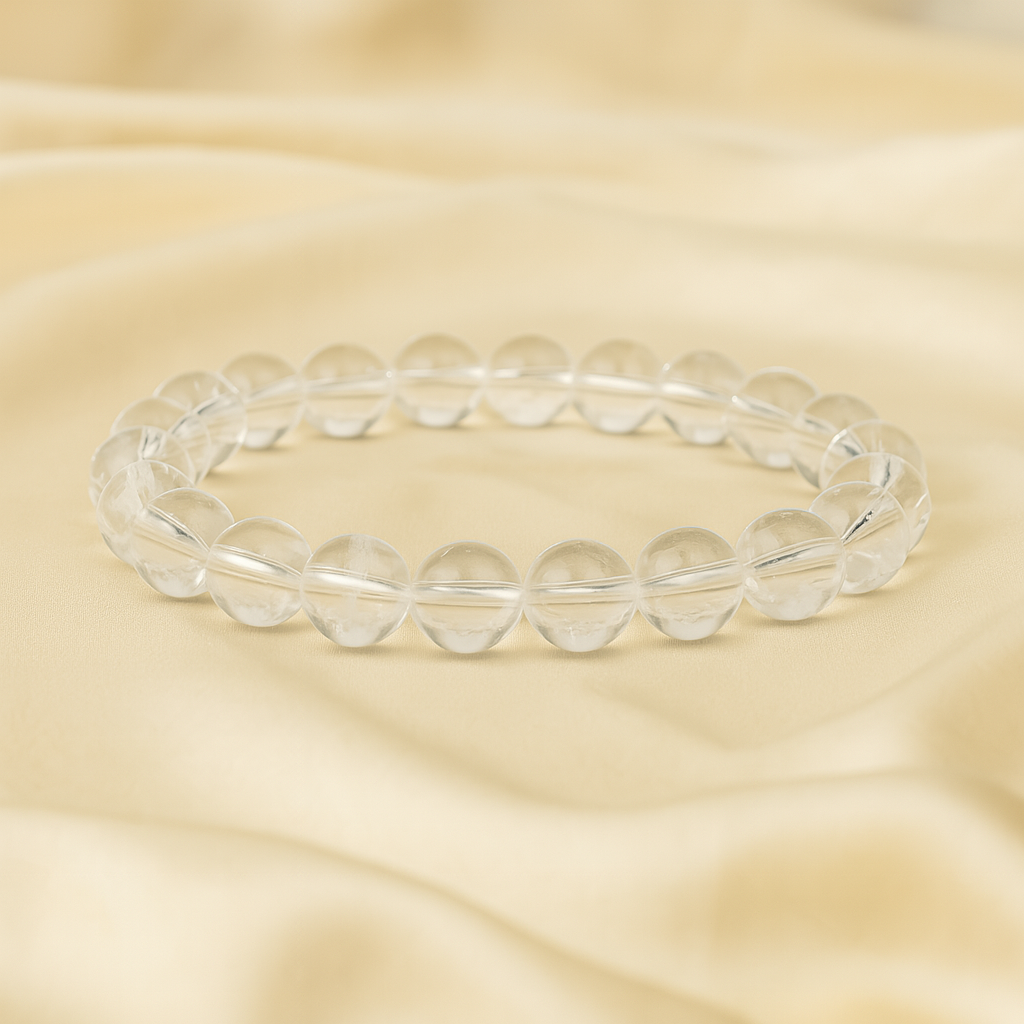 Bracelet "Aura Pure" en Cristal de Roche