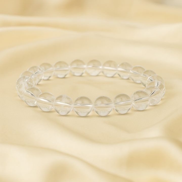 Bracelet "Aura Pure" en Cristal de Roche