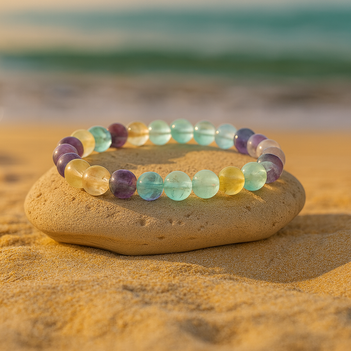 Bracelet "Clarté Mentale" en Fluorite