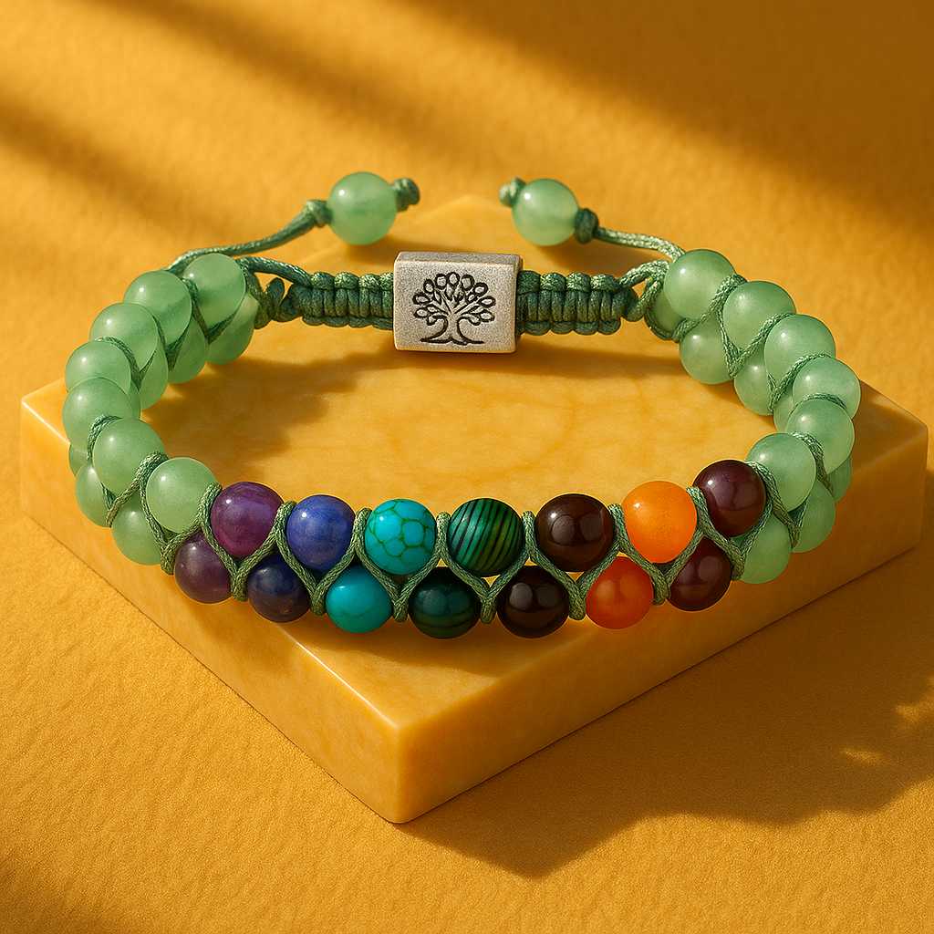 Bracelet Énergétique "GAIA 7 Chakras"