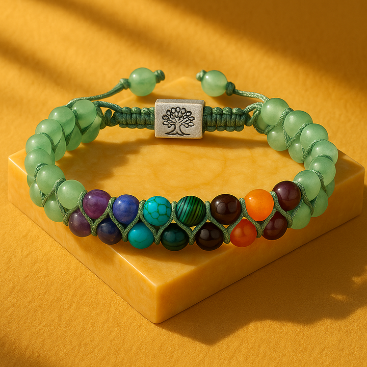 Bracelet Énergétique "GAIA 7 Chakras"