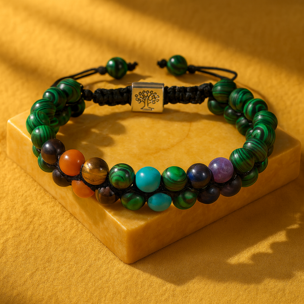 Bracelet Énergétique "GAIA 7 Chakras"